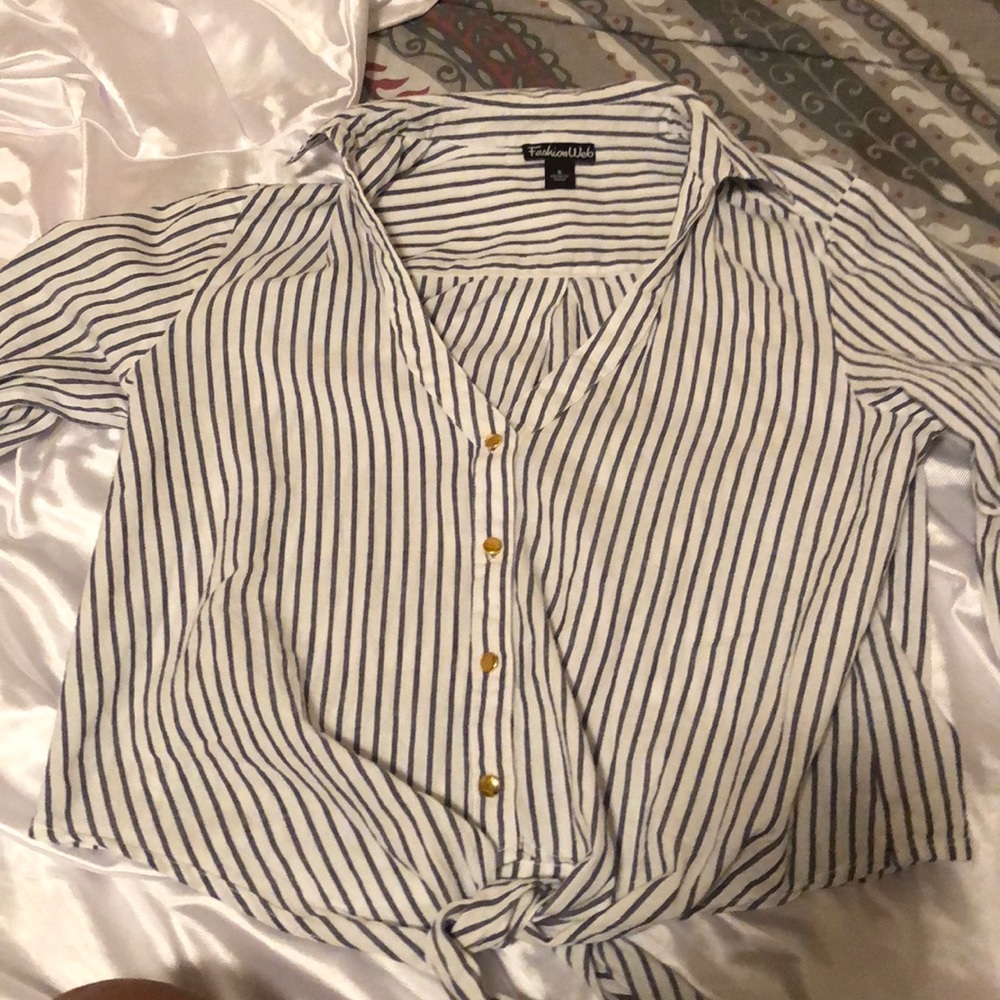 Stripped crop top